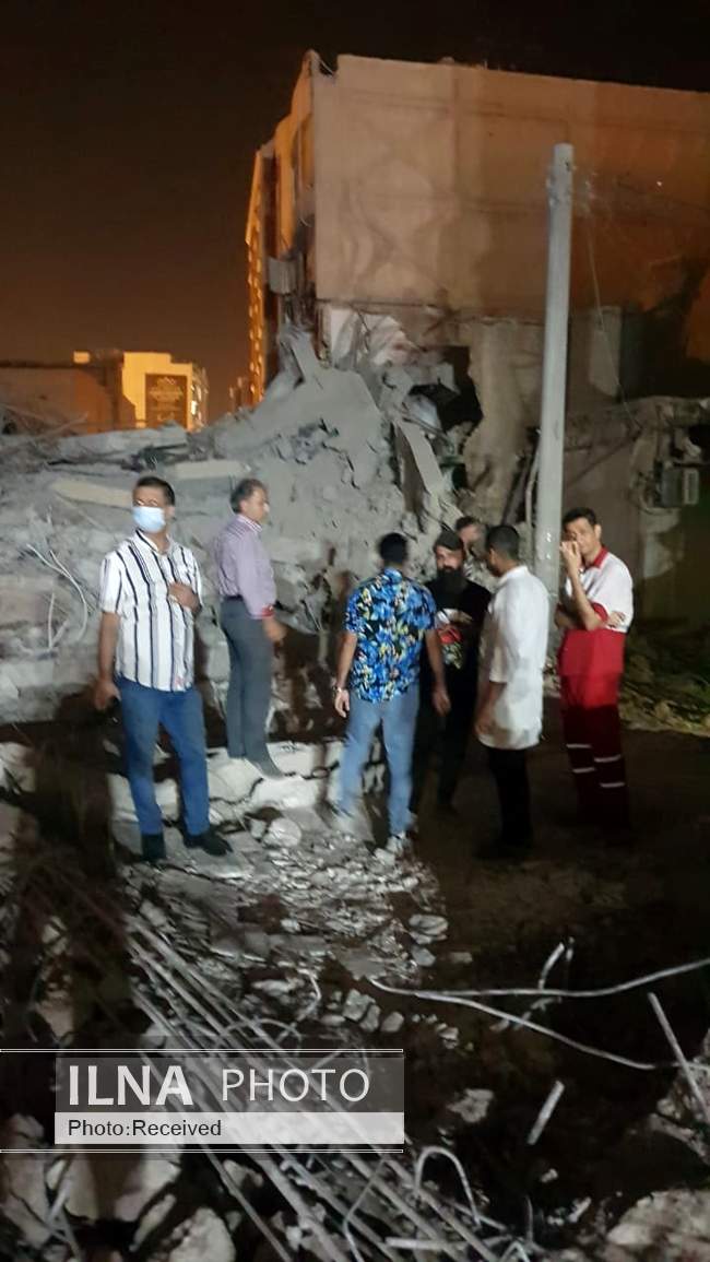 ریزش بخش دیگری از ساختمان متروپل 