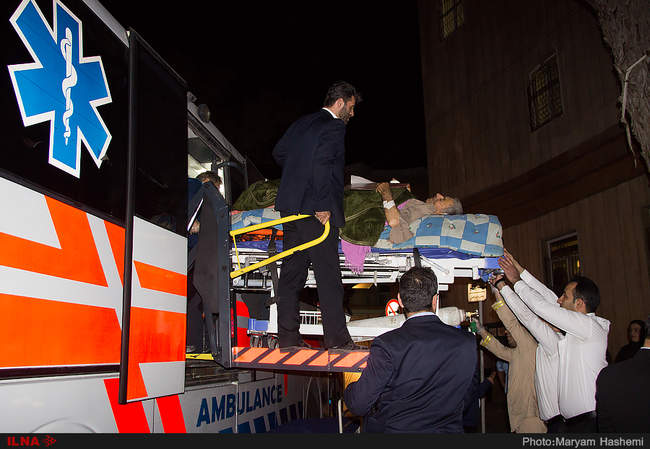 اعزام  مصدومان زلزله کرمانشاه به بیمارستان مدنی کرج