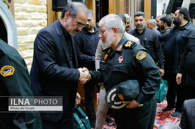 مراسم گرامیداشت شهدای حمله رژیم صهیونیستی به زندان اوین