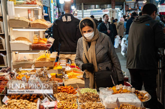  بازار تجریش تهران در آستانه شب یلدا