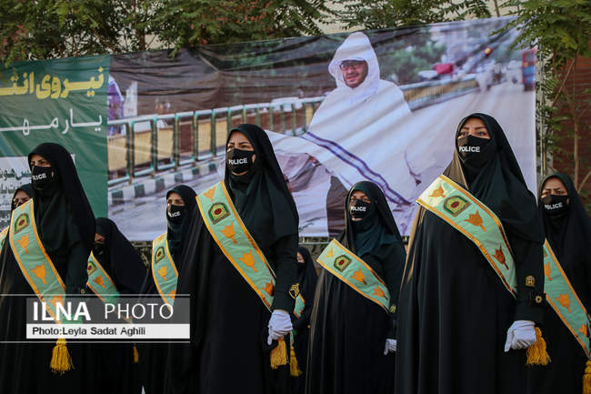 حضور  سردار رحیمی در مراسم صبحگاهی ستاد فاتب تهران