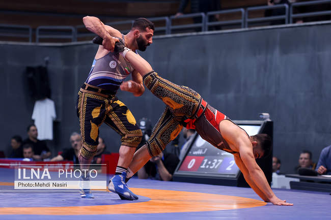 گزارش تصویری از رقابت‌های کشتی تعیین پهلوان سال ۱۴۰۴