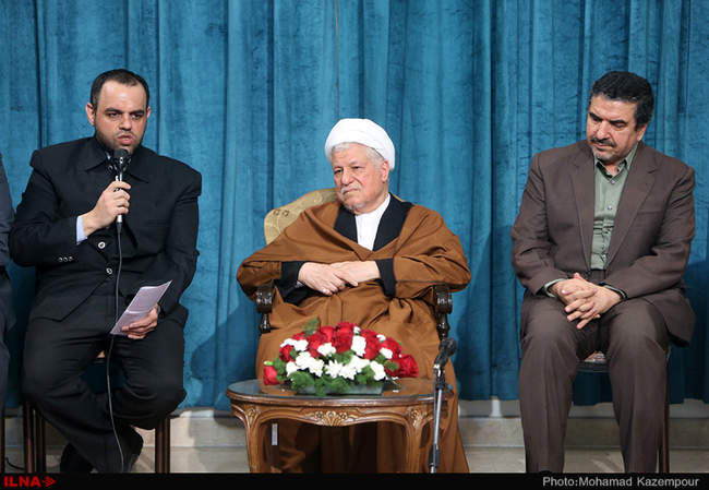 دیدار جمعی از فعالان رسانه‌ای با آیت الله هاشمی رفسنجانی