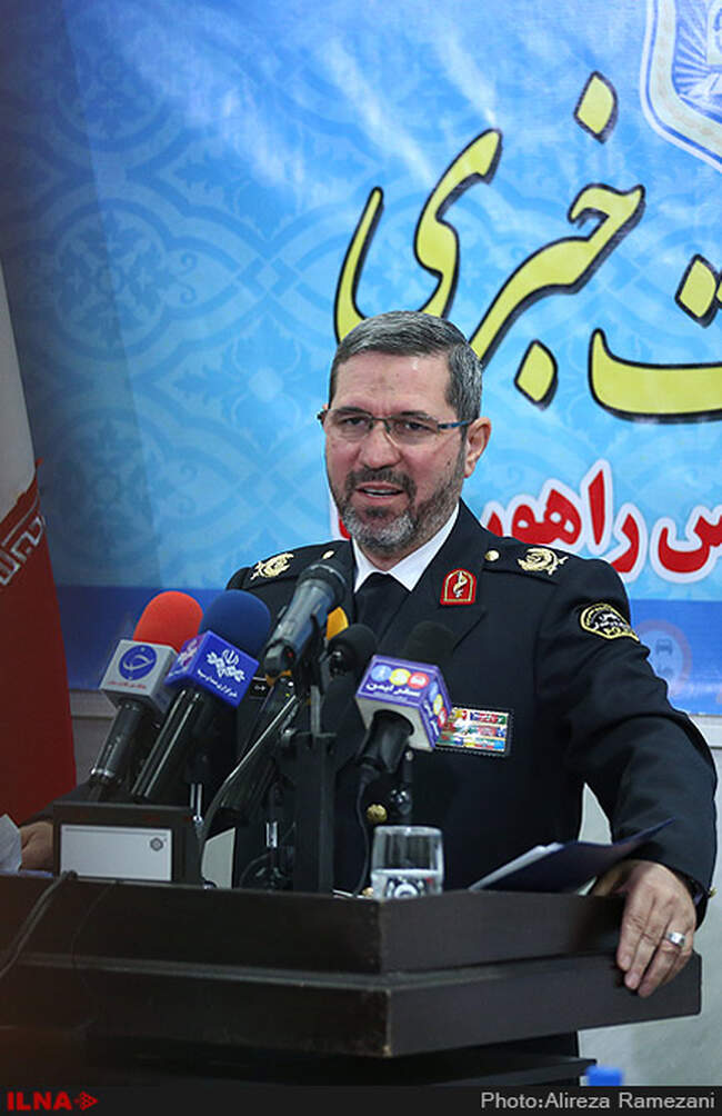 نشست خبری رئیس پلیس راهور ناجا