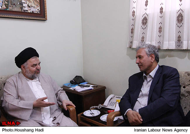 دیدار وزیر تعاون، کار و رفاه اجتماعی با مراجع تقلید استان قم-1