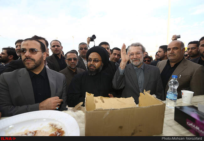 بازدید رئیس مجلس از مرز مهران و شلمچه 