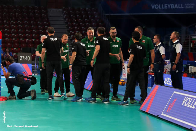 گزارش تصویری دیدار دو تیم ملی والیبال ایران و بلغارستان