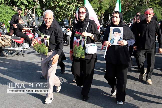  دومین روز مراسم وداع با رهبر شهید انقلاب در مصلای تهران/ 9