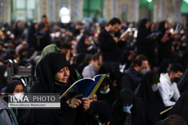 مراسم احیای شب بیست و سوم ماه مبارک رمضان در حرم مطهر رضوی