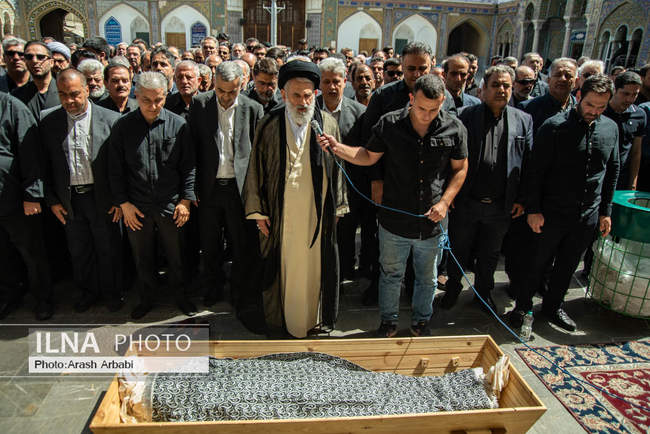 مراسم تشییع احمد هاشمی بهرمانی (رفسنجانی) 