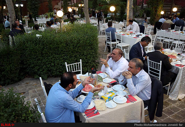 ضیافت افطار حزب همبستگی