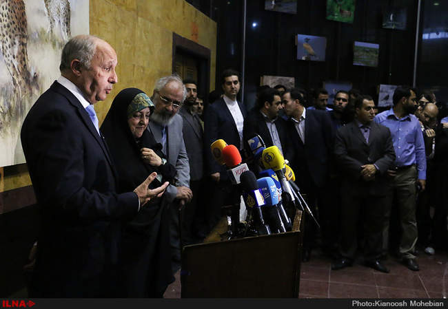 دیدار لوران فابیوس با معصومه ابتکار