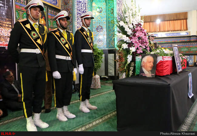 مراسم تشییع پیکر امیر سرتیپ بهرام پور