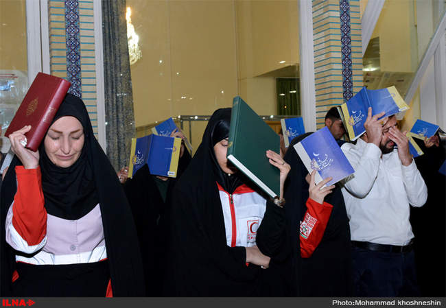 مراسم احیای شب بیست و یکم ماه مبارک رمضان-حرم مطهر رضوی‎