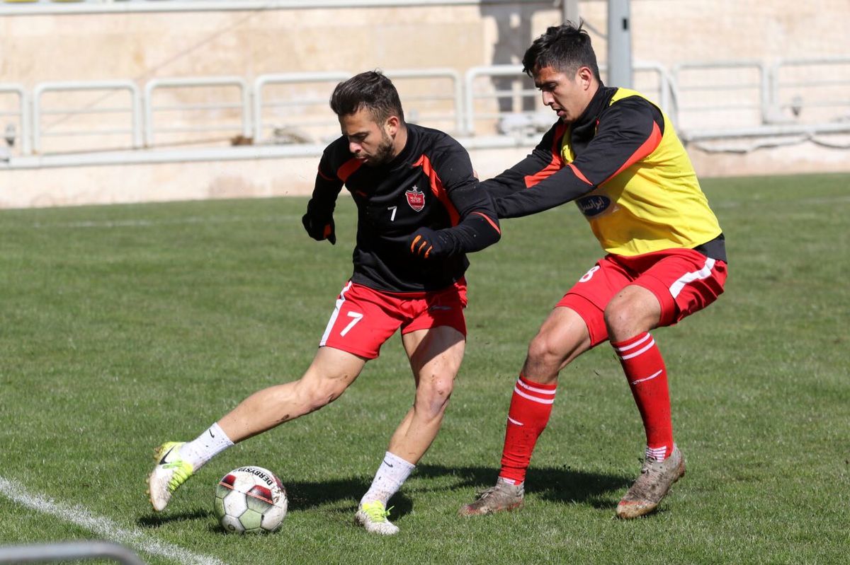 گزارش تمرین پرسپولیس/ رادوشوویچ در نقش مهاجم