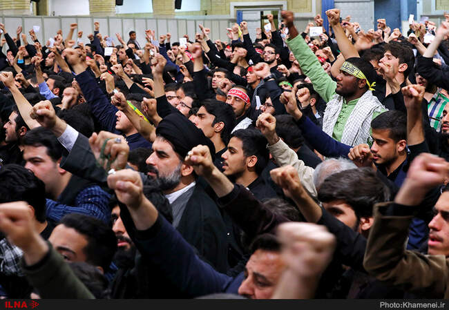مراسم عزاداری اربعین حسینی با حضور هیات‌های دانشجویی در حسینیه امام خمینی(ره)