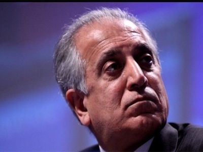 دیدار عبدالحکیم حقانی با زلمای خلیل‌زاد