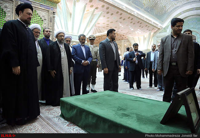 تجدید میثاق رییس قوه قضاییه با بنیانگذار انقلاب اسلامی