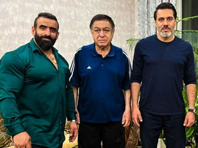        دیدار هادی چوپان با غلامحسین و افشین پیروانی 

