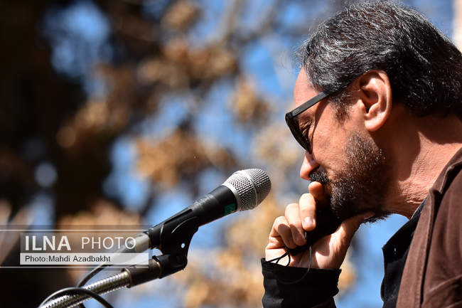 تشییع پیکر علیرضا غفاری از خانه هنرمندان