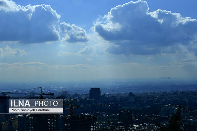 آسمان امروز تهران
