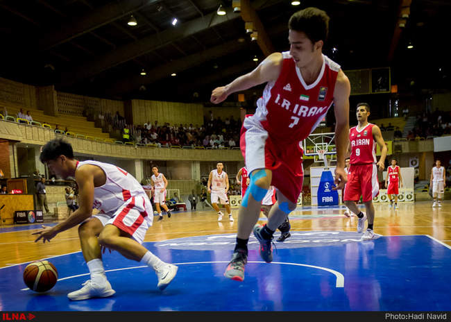 بیست و چهارمین دوره مسابقات بسکتبال قهرمانی جوانان آسیا: ایران - اندو