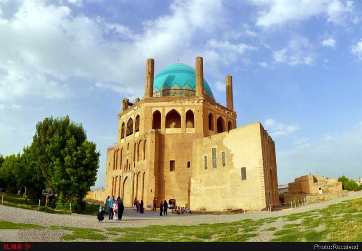 خواناسازی برج و باروی ضلع جنوبی گنبد سلطانیه انجام شد/بازپیرایی در صورت تامین بودجه انجام می‌شود