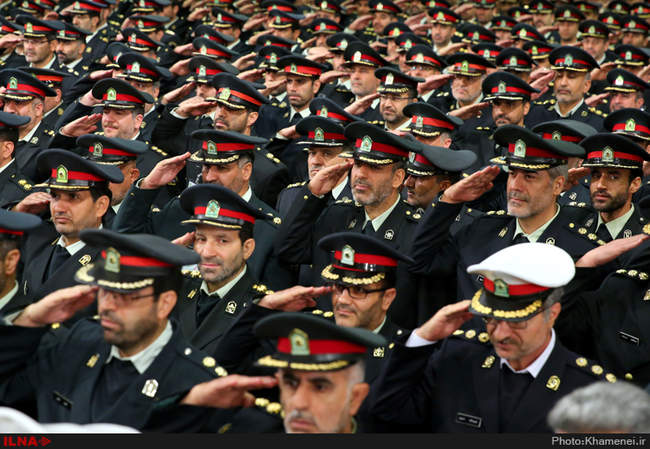 دیدار فرماندهان نیروی انتظامی با فرمانده کل قوا