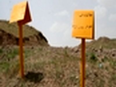 مارکر گذاری در مسیر خطوط لوله منطقه شمالغرب
