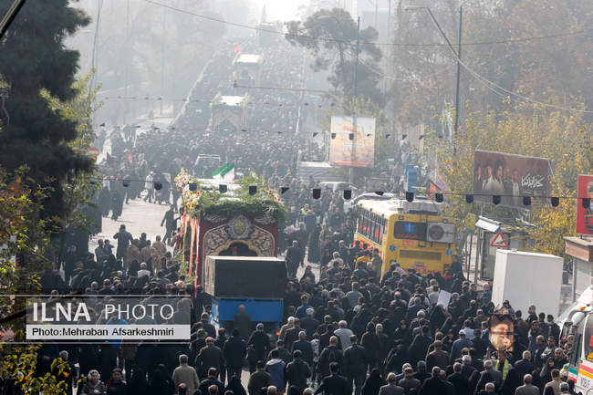 تشییع ۱۰۰ شهید گمنام دفاع مقدس