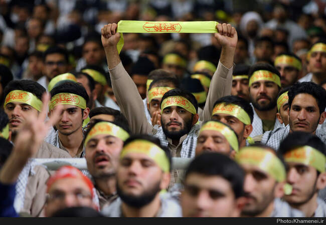 دیدار بسیجیان با رهبر انقلاب اسلامی
