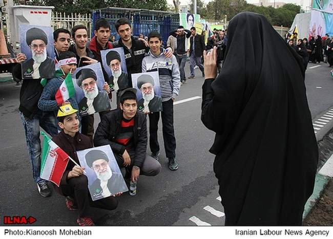 مراسم راهپیمایی یوم الله ۲۲ بهمن در تهران