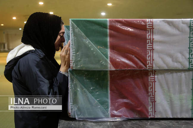 مراسم وداع با ۱۵۰ شهید گمنام دفاع مقدس در مصلی تهران