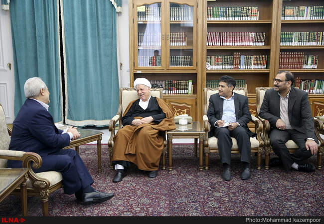 دیدار استاندار همدان با آیت الله هاشمی رفسنجانی