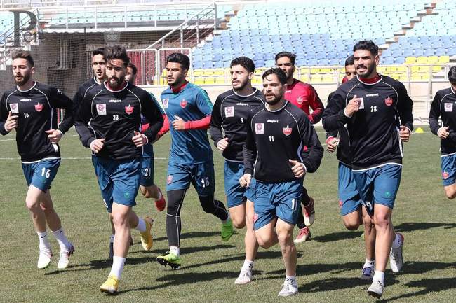 گزارش تصویری از تمرینات پرسپولیس