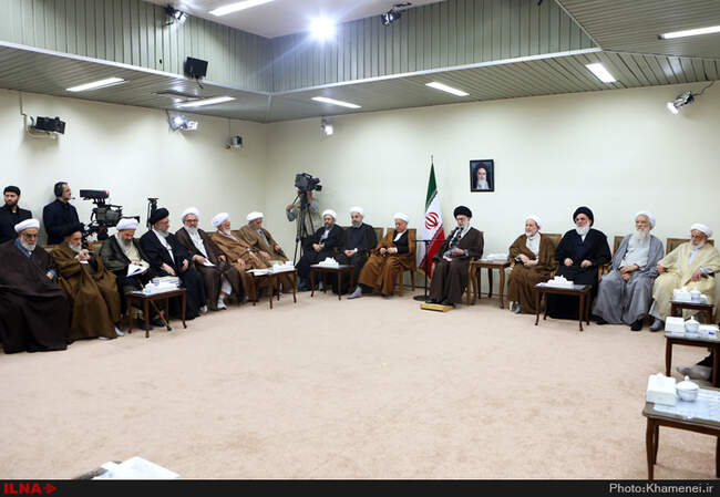 دیدار رئیس و اعضای مجلس خبرگان رهبری با رهبر معظم انقلاب