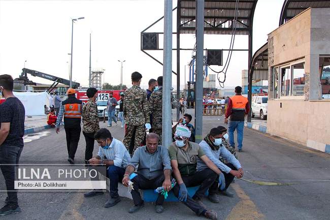 حادثه در بندر شهید رجایی بندرعباس