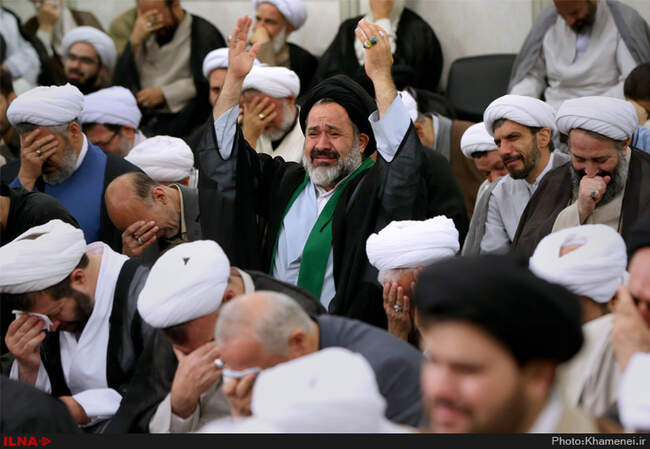 مراسم عزاداری امام کاظم علیه‌السلام در حسینیه امام خمینی