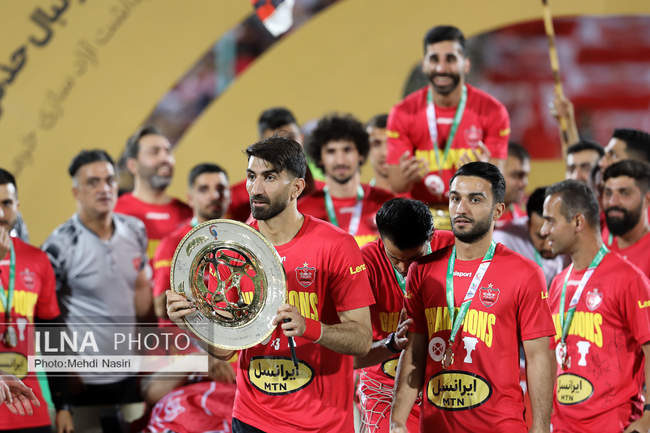 جشن قهرمانی پرسپولیس در جام حذفی فوتبال ایران