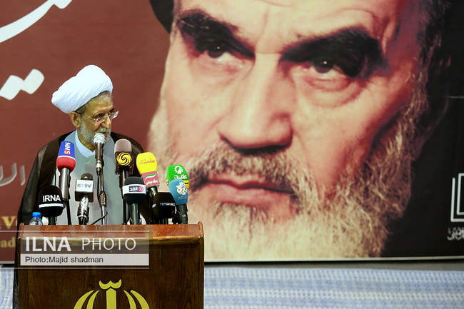 گردهمایی ستاد روحانیان حامی مسعود پزشکیان در حسینیه جماران 