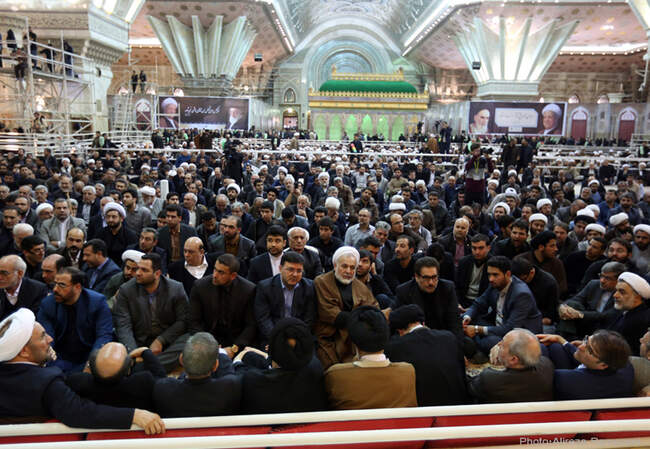 مراسم چهلمین روز درگذشت آیت‌الله اکبر هاشمی رفسنجانی