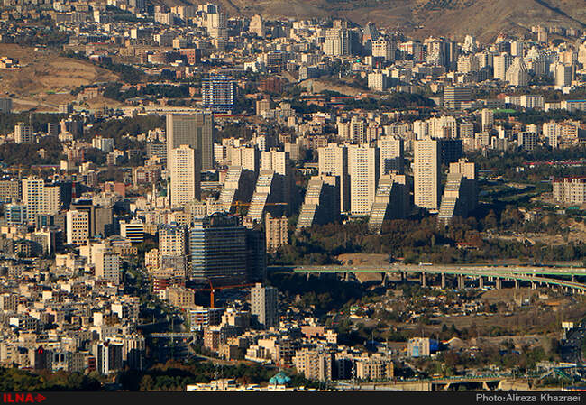 تهران پس از باران