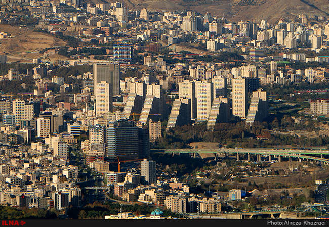 تهران پس از باران
