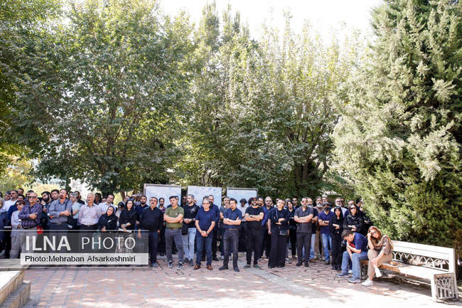 تشییع پیکر مرحوم بهمن رجبی