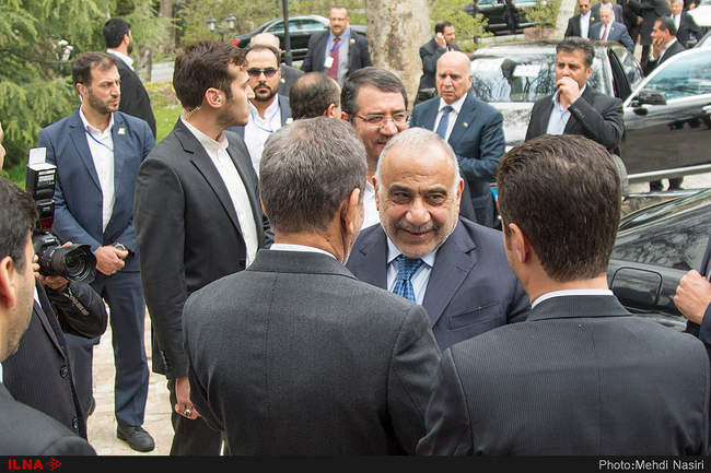 دیدار نخست وزیر عراق با اسحاق جهانگیری در سعدآباد