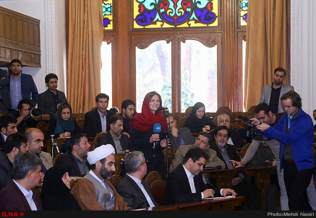 نشست خبری علی لاریجانی  رئیس مجلس شورای اسلامی 