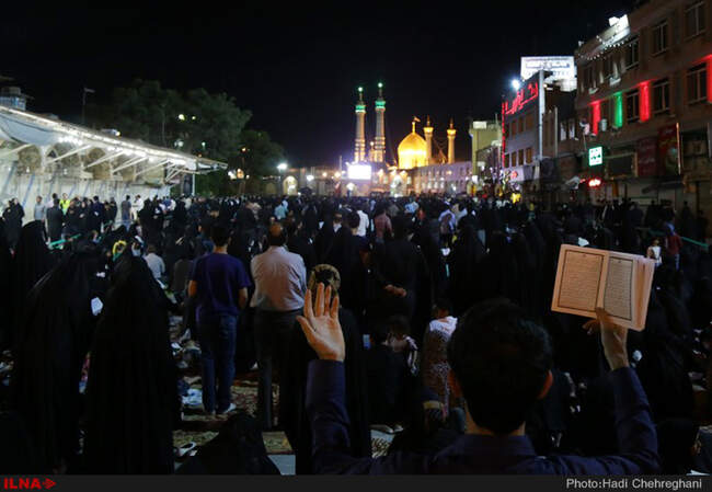 مراسم احیا شب نوزدهم ماه رمضان در آستان مقدس حضرت فاطمه معصومه سلام الله علیها/3
