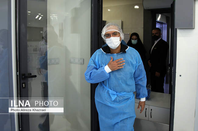 بازدید مدیرکل اداره تجهیزات پزشکی دکتر شاهمرادی و هیات همراه از خط ت�