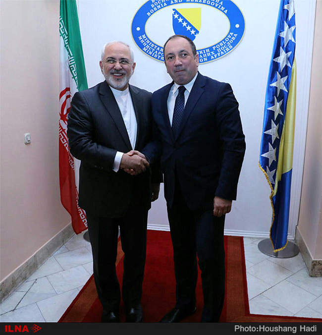 ادامه برنامه‌ها و دیدارهای ظریف در سفر به بوسنی-1