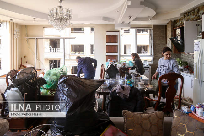 حملات به مناطق مسکونی در گیشا تهران